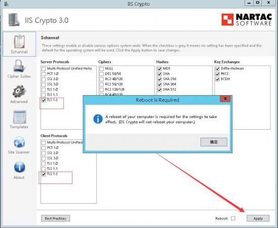 IIS8上PCI DSS 不合规导致评测报告分数太低的解决方法_IIS Crypto下载